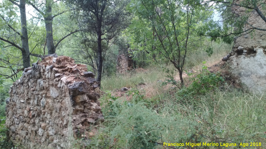 Aldea Casicas del Ro Segura - Aldea Casicas del Ro Segura. Casas en ruinas en su antigua ubicacin