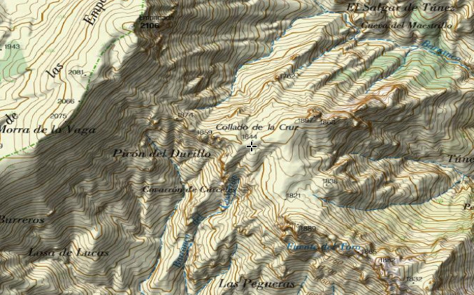 Collado de la Cruz - Collado de la Cruz. Mapa