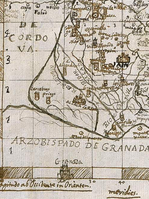 Historia de Torredelcampo - Historia de Torredelcampo. Mapa de 1641