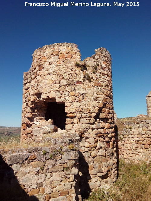 Castillo del Berrueco - Castillo del Berrueco. Torren circular izquierdo