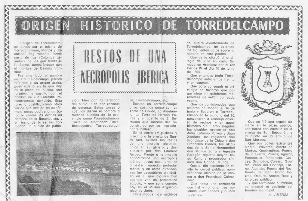 Necrpolis Visigoda del Cerro Miguelico - Necrpolis Visigoda del Cerro Miguelico. Antigua noticia en prensa