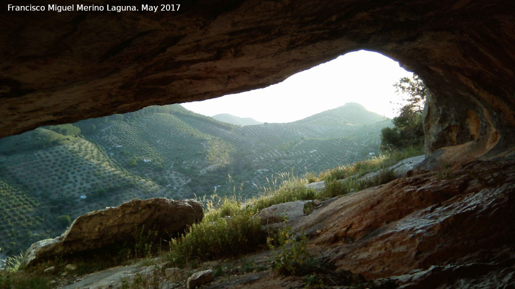 Cazoletas del Abrigo Alto de la Llana - Cazoletas del Abrigo Alto de la Llana. Vistas