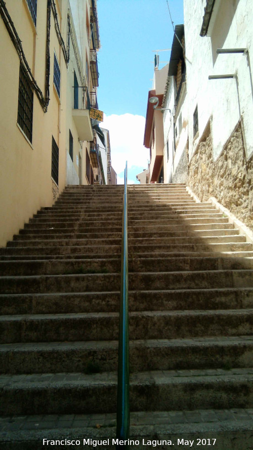 Calle Travesa General Castaos - Calle Travesa General Castaos. Escaleras