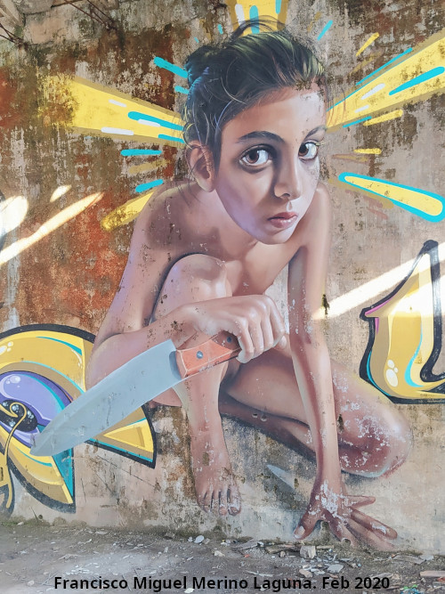 Grafiti de la Ni�a de la Cruz - Grafiti de la Ni�a de la Cruz. 