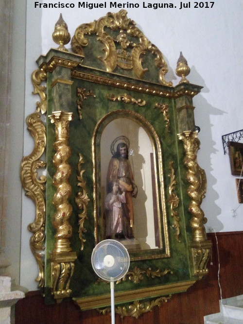 Convento de la Piedad - Convento de la Piedad. Retablo de San Jos