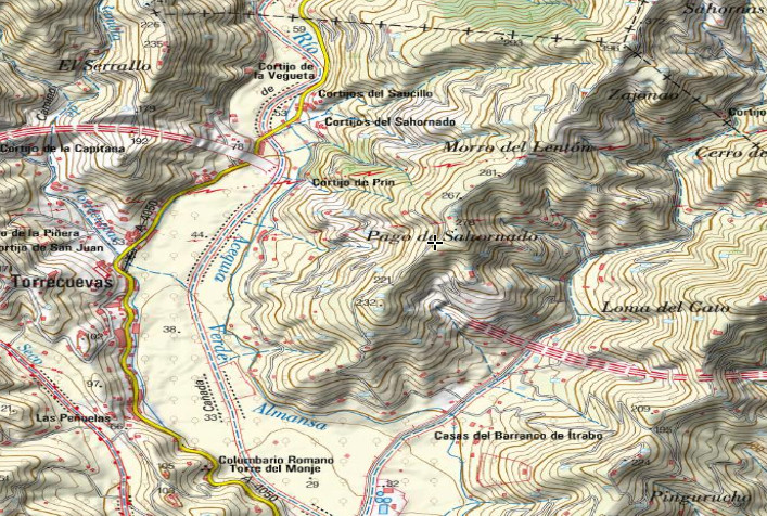 Pago de Sahornado - Pago de Sahornado. Mapa