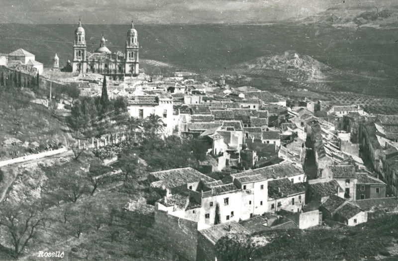 Cerro Tambor - Cerro Tambor. Foto antigua. Desde el Cerro Tambor. Fotografa de Jaime Rosell Caada. Archivo IEG