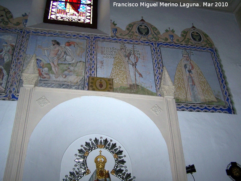 Iglesia de Santo Domingo de Guzmn - Iglesia de Santo Domingo de Guzmn. Frescos del lado Este