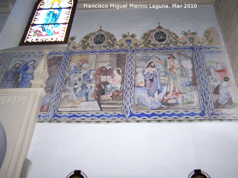 Iglesia de Santo Domingo de Guzmn - Iglesia de Santo Domingo de Guzmn. Frescos del lado Oeste