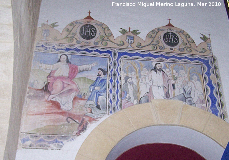 Iglesia de Santo Domingo de Guzmn - Iglesia de Santo Domingo de Guzmn. Frescos del lado Oeste