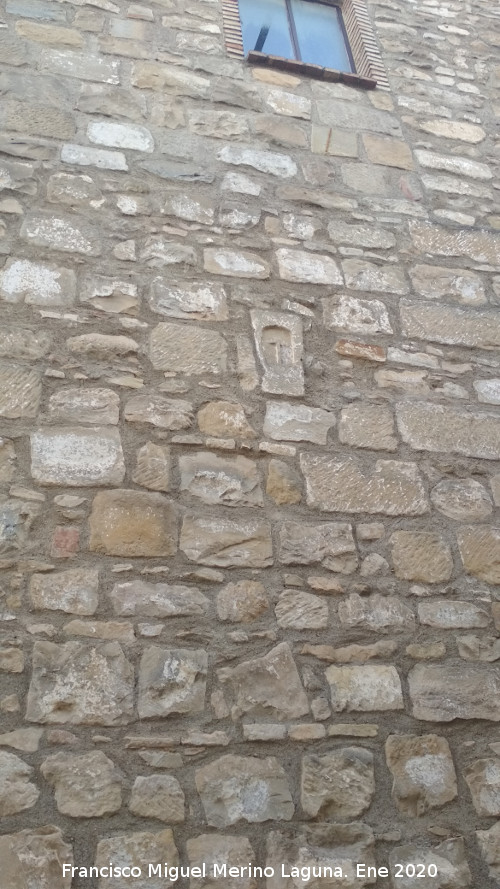 Casa de la Calle Cubillo n� 15 - Casa de la Calle Cubillo n� 15. Situaci�n de la cruz