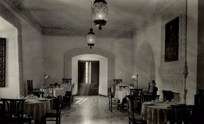 Palacio del Den Ortega - Palacio del Den Ortega. Comedor foto antigua