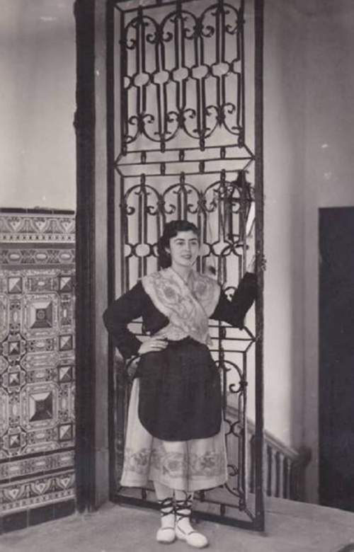 Palacio del Den Ortega - Palacio del Den Ortega. vestbulo foto antigua