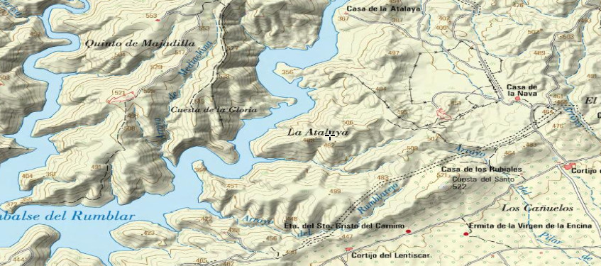 Loma la Atalaya - Loma la Atalaya. Mapa