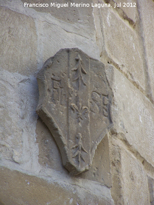 Casa de los Salvajes - Casa de los Salvajes. Escudo lateral