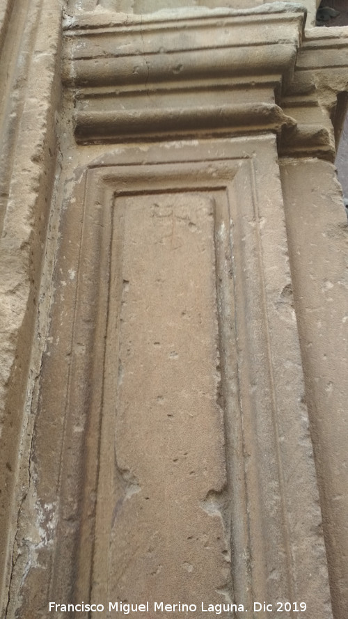 Iglesia de Santo Domingo - Iglesia de Santo Domingo. Situacin de una de las cruces