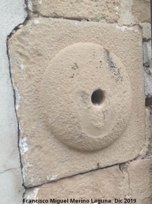 Casa de la Calle Pedraza n 22 - Casa de la Calle Pedraza n 22. Sillar de argolla