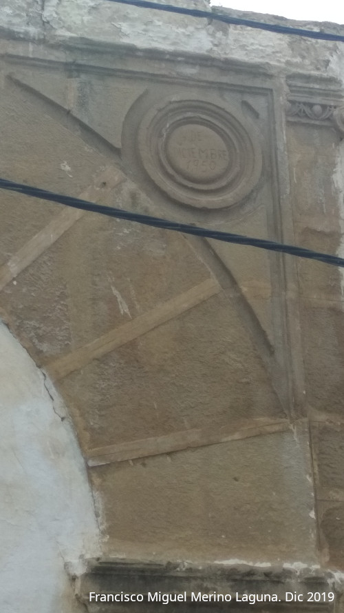 Casa de la Calle Pedraza n 33 - Casa de la Calle Pedraza n 33. Tondo derecho