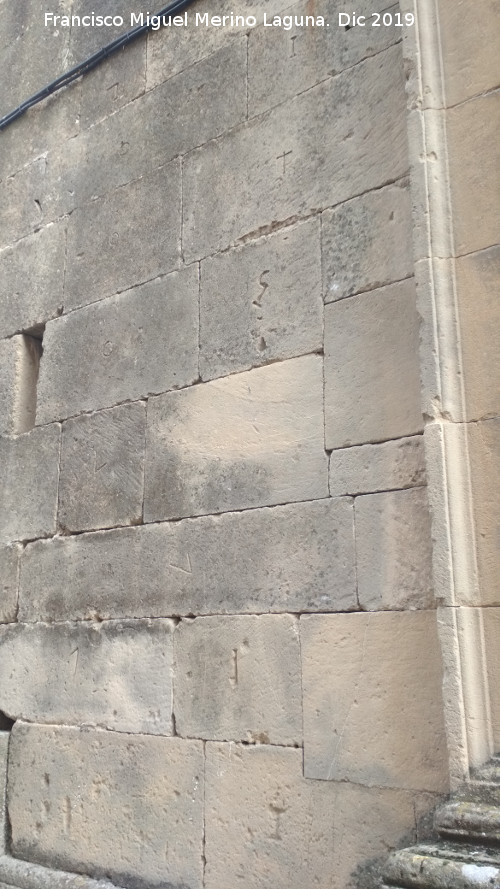 Palacio de Don Francisco de los Cobos y Molina - Palacio de Don Francisco de los Cobos y Molina. Marcas de cantero