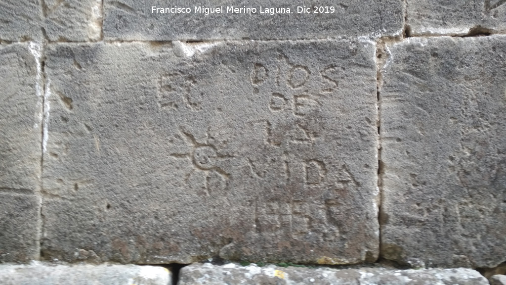 Palacio de Don Francisco de los Cobos y Molina - Palacio de Don Francisco de los Cobos y Molina. Grabado grafiti de 1965