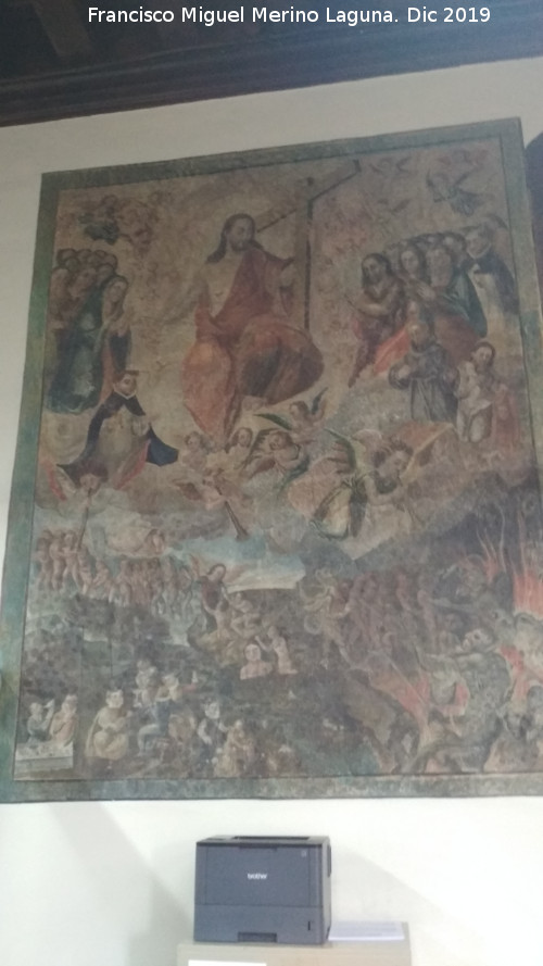 Palacio de Juan Vzquez de Molina - Palacio de Juan Vzquez de Molina. Representacin del Juicio Final . En la Sala Capitular del Ayuntamiento