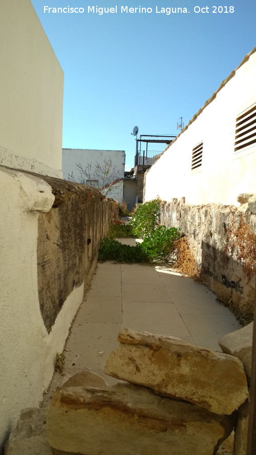 Muralla de beda - Muralla de beda. Adarve de la Torre del Reloj a la de la Calle Rastro