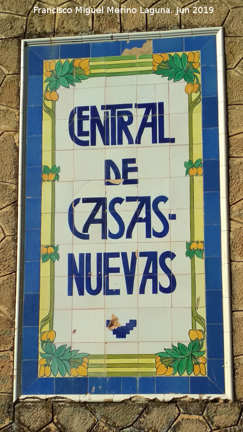 Central de Casas Nuevas - Central de Casas Nuevas. Azulejos izquierdos