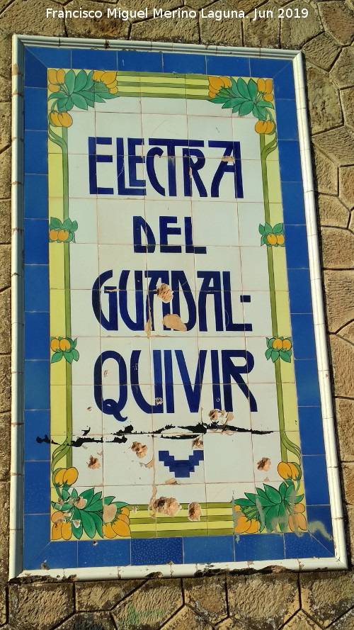 Central de Casas Nuevas - Central de Casas Nuevas. Azulejos derechos