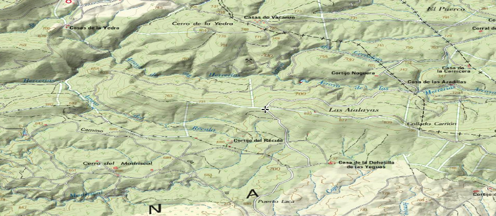 Loma de las Atalayas - Loma de las Atalayas. Mapa