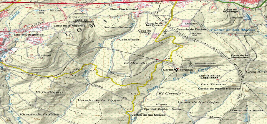 Cortijo de la Trivia - Cortijo de la Trivia. Mapa