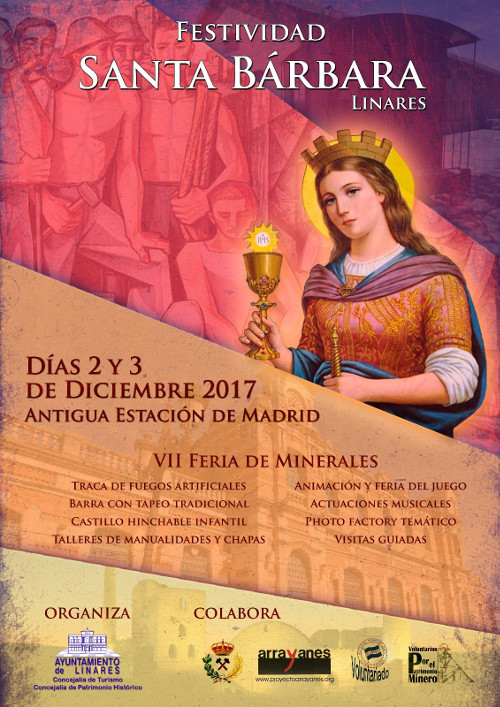 Fiestas de Santa Brbara - Fiestas de Santa Brbara. Cartel del 2017