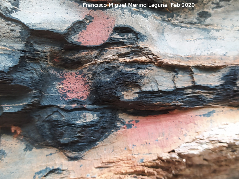 Pinturas rupestres del Abrigo del Guadal�n III - Pinturas rupestres del Abrigo del Guadal�n III. 