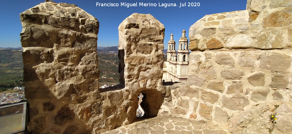 Castillo de Olvera - Castillo de Olvera. Almenas