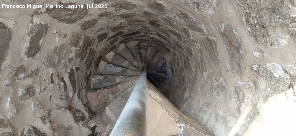 Castillo de Olvera - Castillo de Olvera. Escaleras de caracol