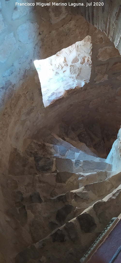 Castillo de Olvera - Castillo de Olvera. Escalera de caracol