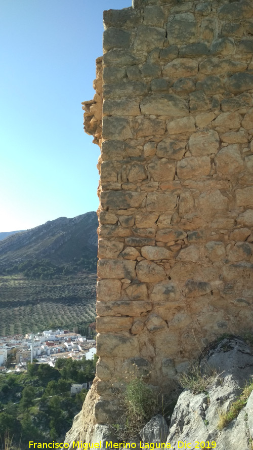 Muralla de Jan. Torren Sur III - Muralla de Jan. Torren Sur III. Arranque del lienzo cristiano