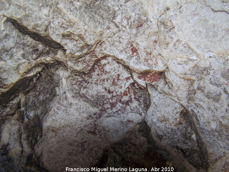 Pinturas rupestres de la Pea I - Pinturas rupestres de la Pea I. Posible antropomorfo Arquero?