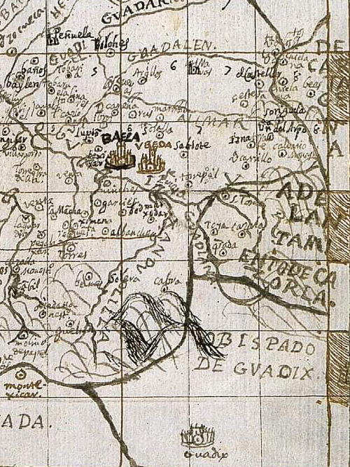 Historia de Villacarrillo - Historia de Villacarrillo. Mapa de 1641