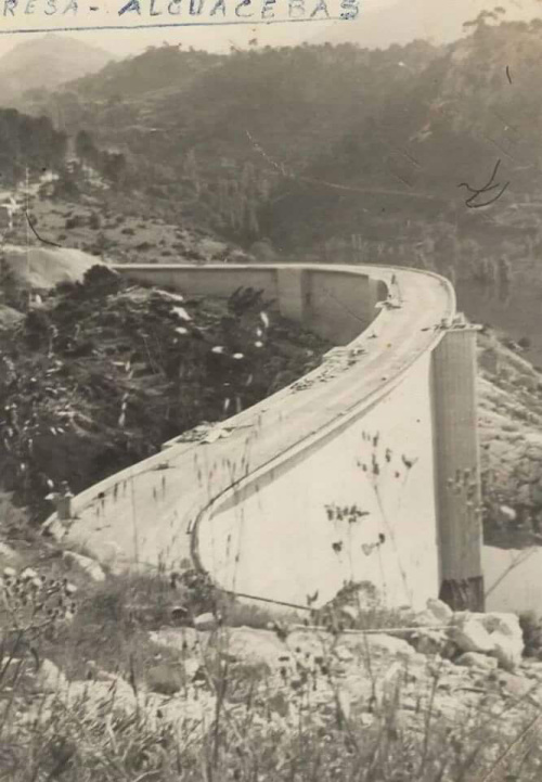 Pantano de Aguascebas - Pantano de Aguascebas. Foto antigua