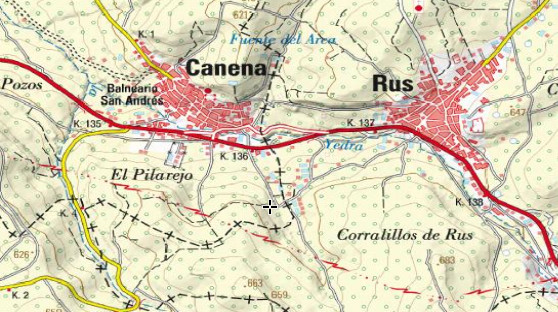 Monolito de las Cruces - Monolito de las Cruces. Mapa