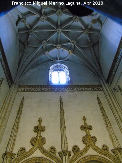 Catedral Nueva. Capilla de la Virgen de la Verdad - Catedral Nueva. Capilla de la Virgen de la Verdad. Bveda de crucera