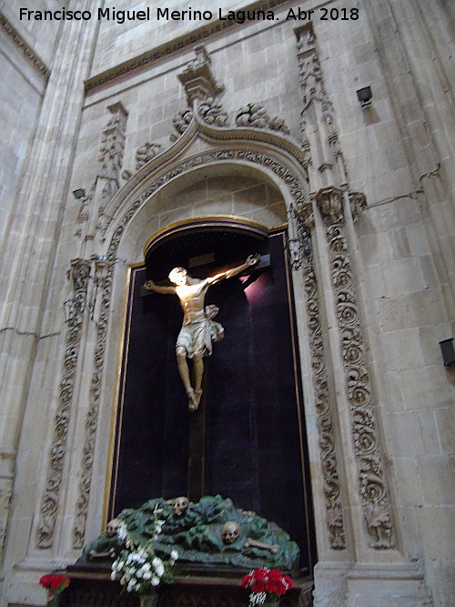 Catedral Nueva. Capilla de la Puerta Norte - Catedral Nueva. Capilla de la Puerta Norte. Cristo de la Agona Redentora