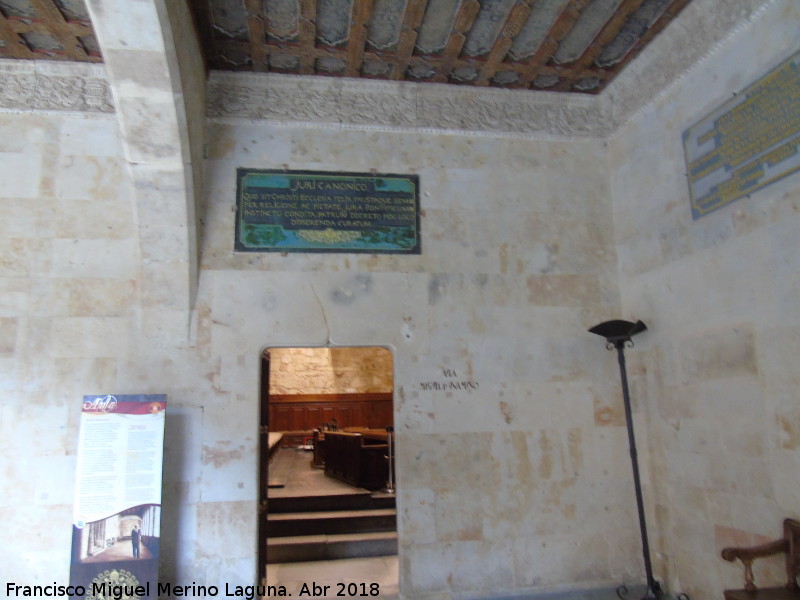 Escuelas Mayores. Aula Miguel de Unamuno - Escuelas Mayores. Aula Miguel de Unamuno. 