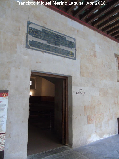 Escuelas Mayores. Aula Fray Luis de Len - Escuelas Mayores. Aula Fray Luis de Len. 