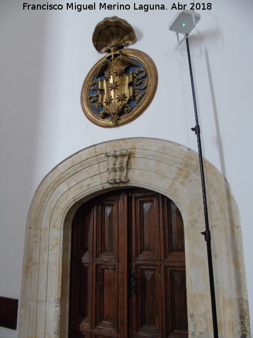 Colegio del Arzobispo Fonseca - Colegio del Arzobispo Fonseca. Escudo y puerta