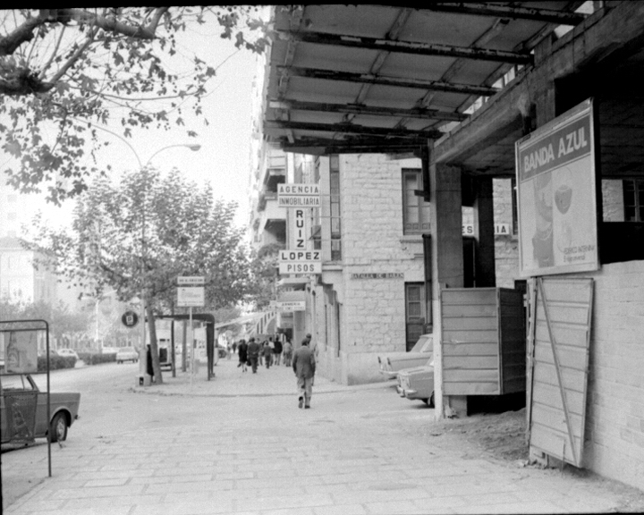 Calle Batalla de Bailn - Calle Batalla de Bailn. Foto antigua. Desde el Paseo de la Estacin