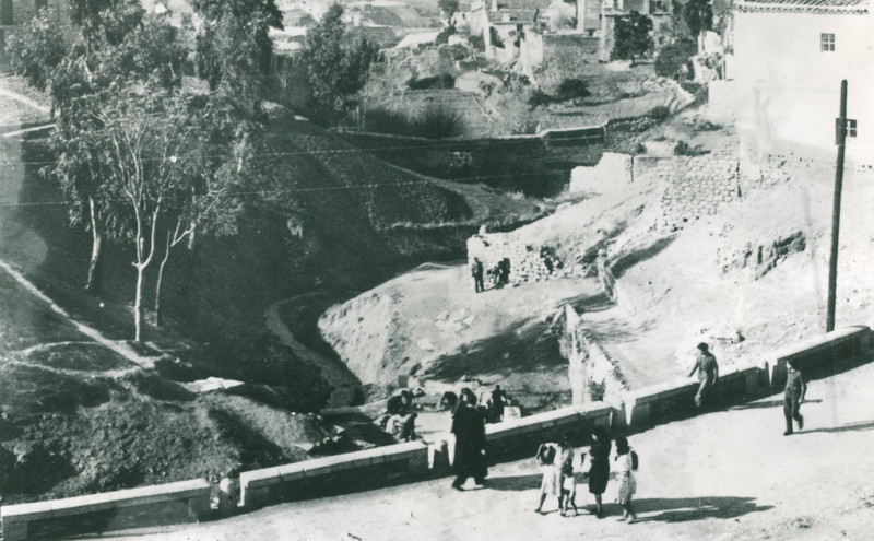 Puente de Santa Ana - Puente de Santa Ana. Foto antigua. Archivo IEG