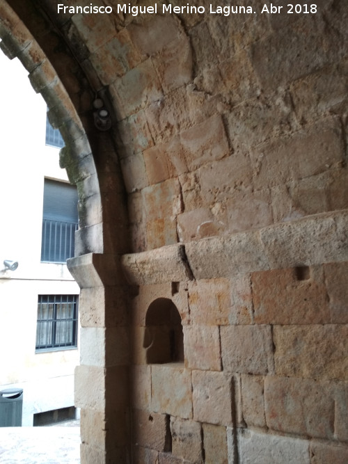 Cueva de Salamanca - Cueva de Salamanca. Hornacina