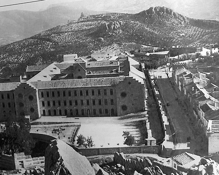 Calle Juan Montilla - Calle Juan Montilla. Foto antigua