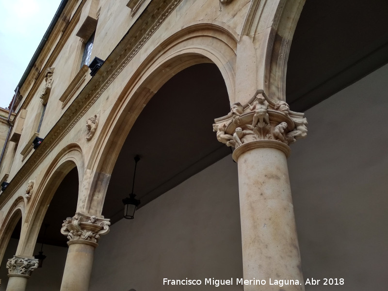 Palacio de la Salina o Fonseca - Palacio de la Salina o Fonseca. Capiteles